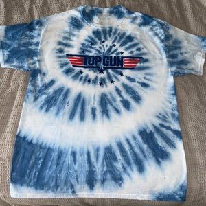 Top Gun tie dye tee